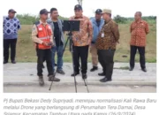 Pastikan Sawah Petani Mendapat Pasokan Air Maksimal, Pj Bupati Bekasj Tinjau Normalisasi Di Tambun Utara