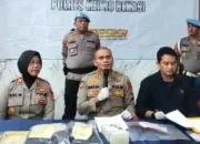 Polres Metro Bekasi gelar konferensi pers penangkapan begal sadis di Wilayah hukum Polsek Setu