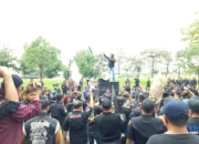 Kepung PT Morita Tjokro Gearindo,  Gibas Resort Kabupaten Bekasi Gelar Aksi Tuntut Kerjasama
