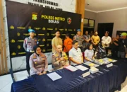 Polres Metro Bekasi Berhasil Amankan Pelaku Curanmor Usai Dihajar Massa