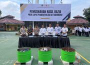 Tegaskan Komitmen Bebas Halinar, Lapas Pemuda Tangerang Musnahkan Ratusan Barang Hasil Razia