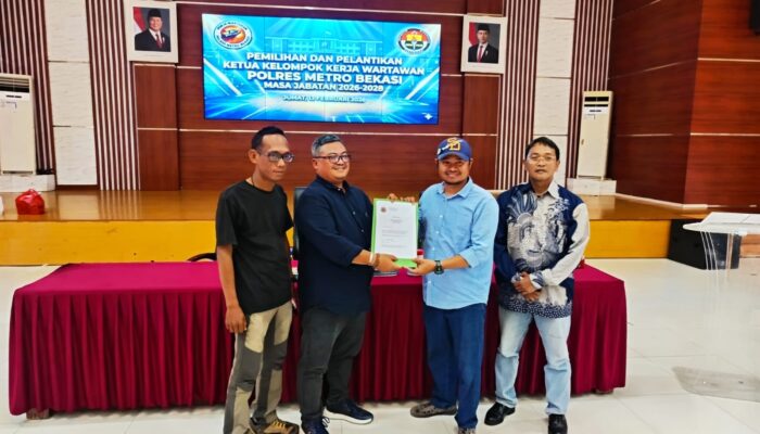 Suryo Daryono Resmi Terpilih Jadi Ketua Pokja Wartawan Polres Metro Bekasi Periode 2026 – 2028 Secara Aklamasi