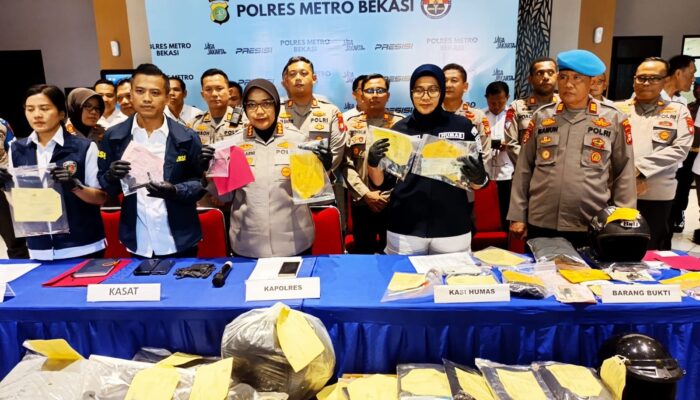 Polres Metro Bekasi Ungkap 19 Kasus Curanmor dan Pencurian Rumah Kosong, 25 Tersangka Berhasil Diamankan