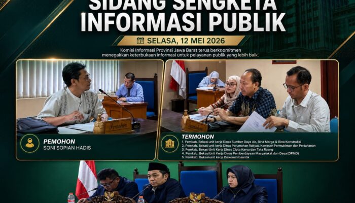 Sidang Sengketa Informasi Pemkab Bekasi Masuk Babak Ajudikasi, Perbedaan Fakta Mediasi dan Minimnya Tanggapan Jadi Sorotan