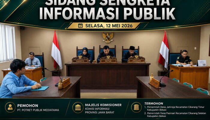 Panggilan Sidang Sengketa Informasi Tak Direspon, Pemdes Jatireja dan Pasirsari Berlanjut ke Agenda Ajudikasi