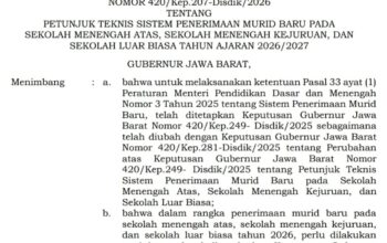 Juknis SPMB Jabar Dikritik Prematur, Nasib Siswa Dipertaruhkaan