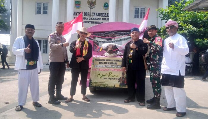 Lestarikan Tradisi Leluhur, Pemdes Tanjungbaru Gelar Festival Hajat Bumi Iring-iringan Kepala Kerbau