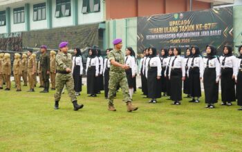 Pangdam III/Siliwangi Pimpin Upacara HUT Ke-67 Menwa Mahawarman Jabar 2026