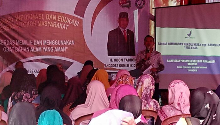 BPOM RI Gelar Kegiatan Sosialisasi Bersama Anggota DPR RI di Desa Jayamulya