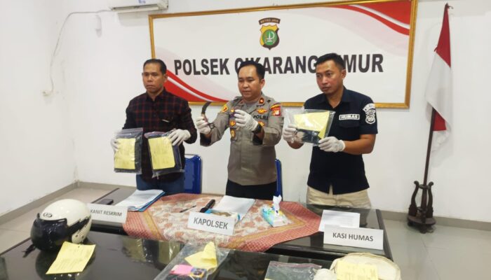 Polsek Cikarang Timur Berhasil Amankan Begal Driver Ojol dan Dua Penadah Melalui Laporan Call Center 110