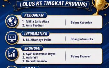 Delapan Siswa SMAN 3 Kota Bekasi Akan Berkompetisi di Ajang OSN Provinsi Jabar 2026