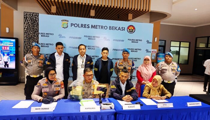 Polres Metro Bekasi Berhasil Amankan Terduga Pelaku Kekerasan Seksual Terhadap Anak