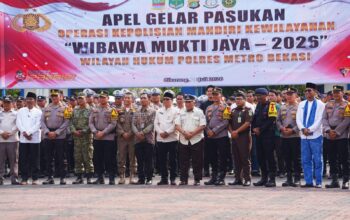 Operasi Wibawa Mukti Jaya 2026, Polres Metro Bekasi Kerahkan 4.222 Personel Amankan Pilkades Serentak
