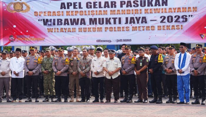Operasi Wibawa Mukti Jaya 2026, Polres Metro Bekasi Kerahkan 4.222 Personel Amankan Pilkades Serentak