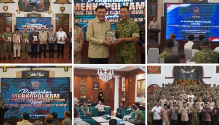 Menko Polkam RI Kunjungi Makodam III/Siliwangi, Pangdam Tegaskan Komitmen Perkuat Sinergi Jaga Stabilitas Nasional