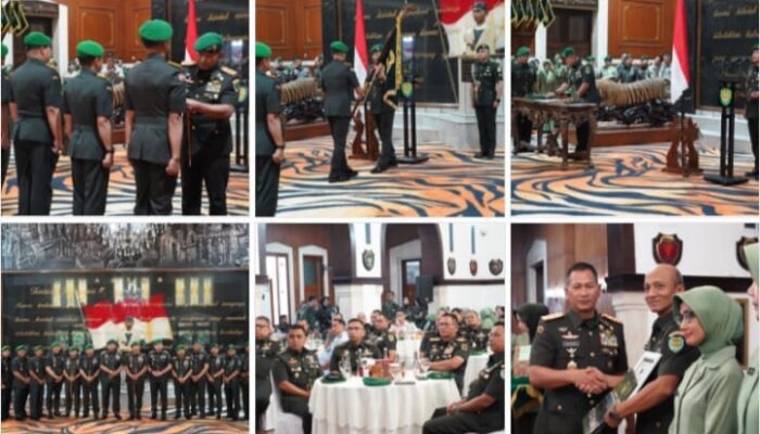 Sertijab Pejabat Kodam III/Siliwangi, Pangdam Tekankan Integritas dan Profesionalisme