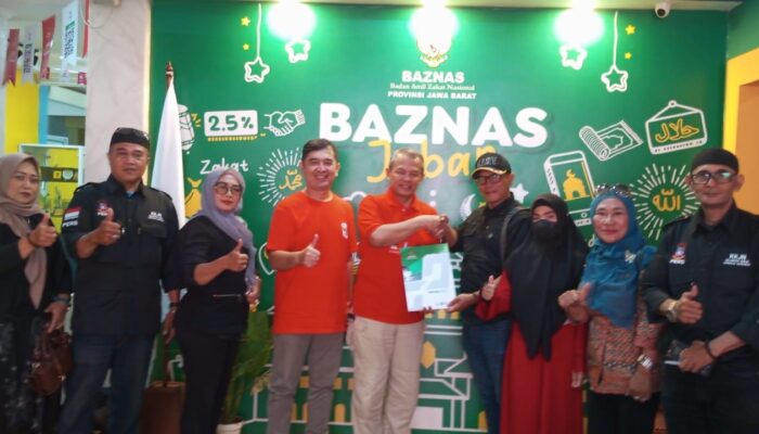 DPD KKJN Jabar Audiensi dengan BAZNAS Prov Jabar, Bahas Proposal Santunan Anak Yatim dan Peluang Sinergi Media