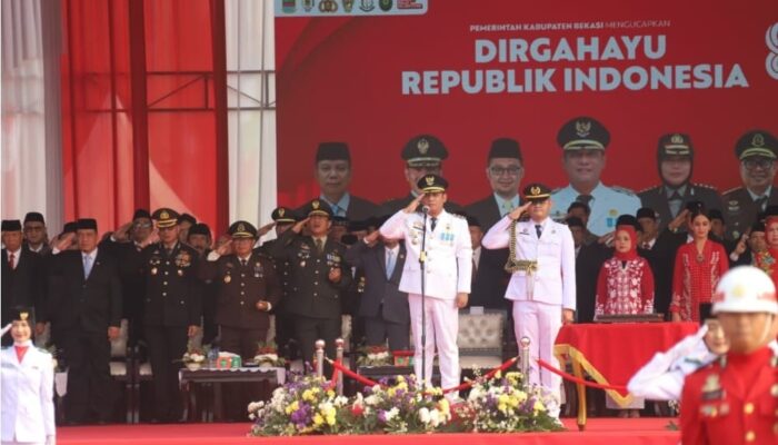 Perayaan HUT RI ke-81 Plt Bupati Bekasi Ajak Jaga Keutuhan Bangsa, Wujudkan Pembangunan Merata Menuju Indonesia Maju 2045