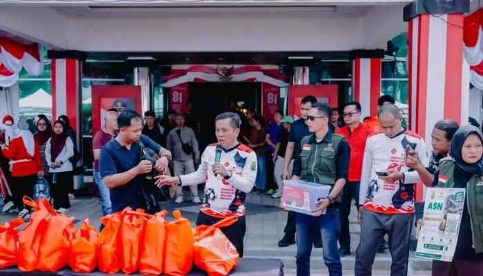 Eratkan Kebersamaan Melalui Lomba 17-an, ASN Pemkab Karawang Himpun Bantuan Untuk Korban Bencana di NTT