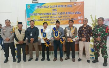 Pilkades Waluya Tetapkan Nomor Urut Calon, Iin Solihin Nomor 1 dan Diki Abdilah Nomor 2