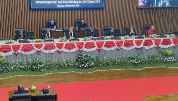 Semarak HJKB ke 216 Rapat Paripurna DPRD Bandung Jadi Momentum Evaluasi dan Refleksi Pembangunan dan kesejahteraan