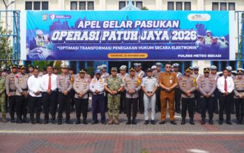 Polres Metro Bekasi Gelar Operasi Patuh Jaya 2026, Libatkan 120 Personel Polri dan 15 Petugas Dishub