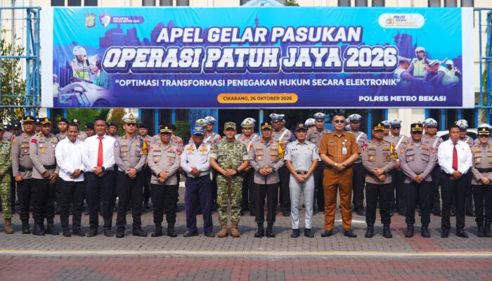 Polres Metro Bekasi Gelar Operasi Patuh Jaya 2026, Libatkan 120 Personel Polri dan 15 Petugas Dishub