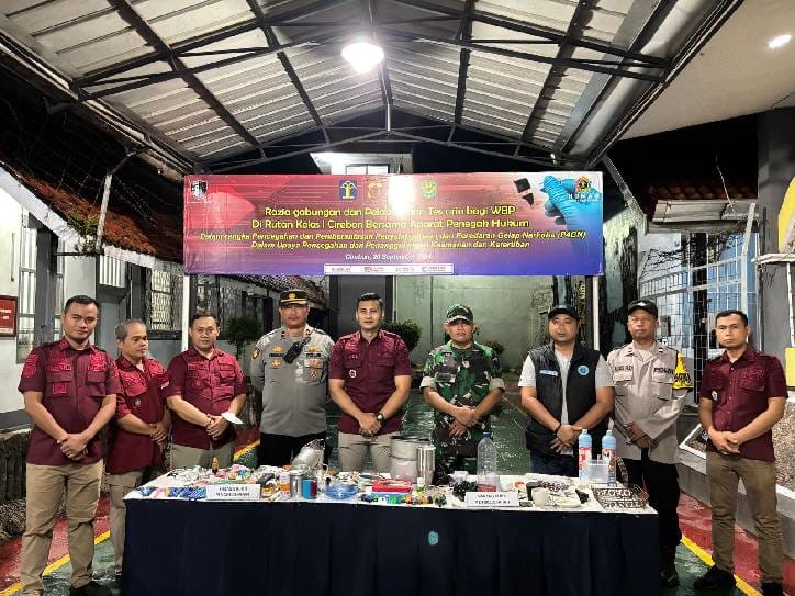 Profesionalisme Rutan Kelas I Cirebon: Razia dan Test Urine Sebagai Bukti Keseriusan dalam Pencegahan P4GN